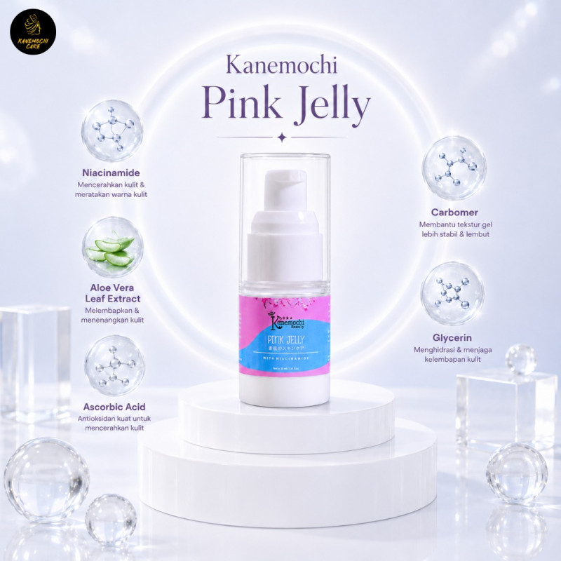 Pink Jelly 15 gr ( Boosting Night) - Kanemochi Beauty Glow Jelly Pinky 15 gr