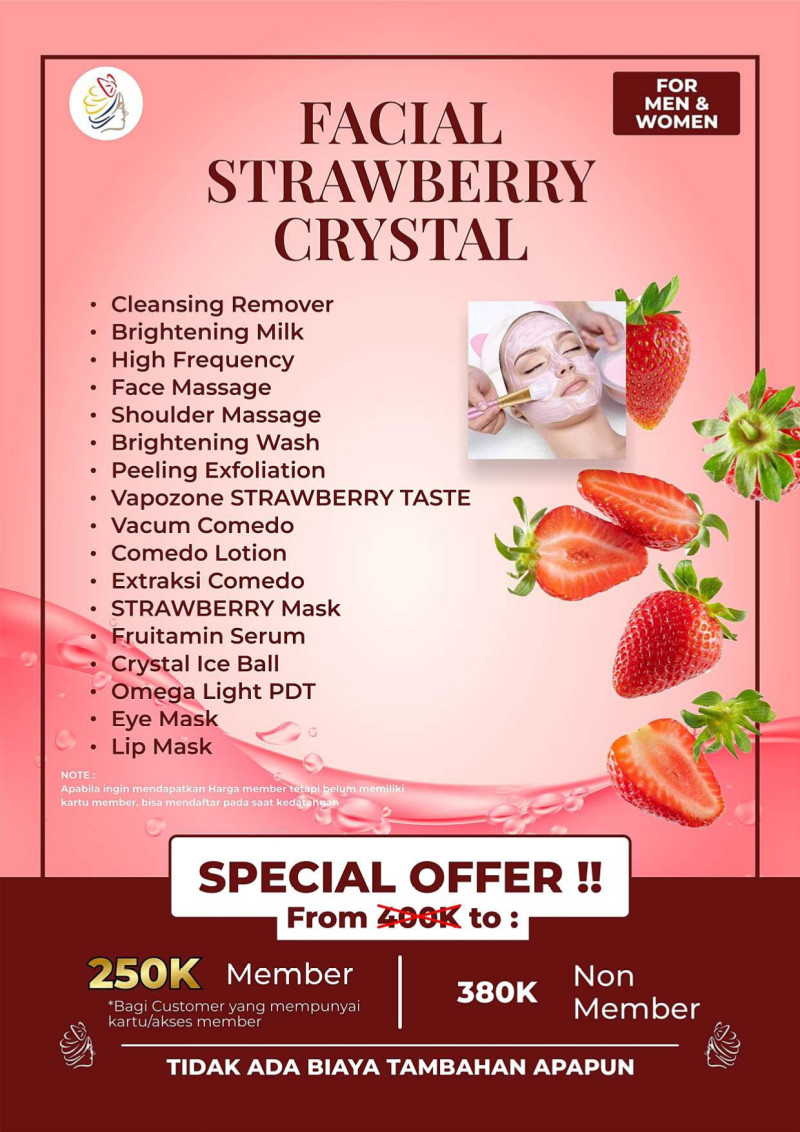Fruit Treatment 14 - Facial Strawberry Crystal