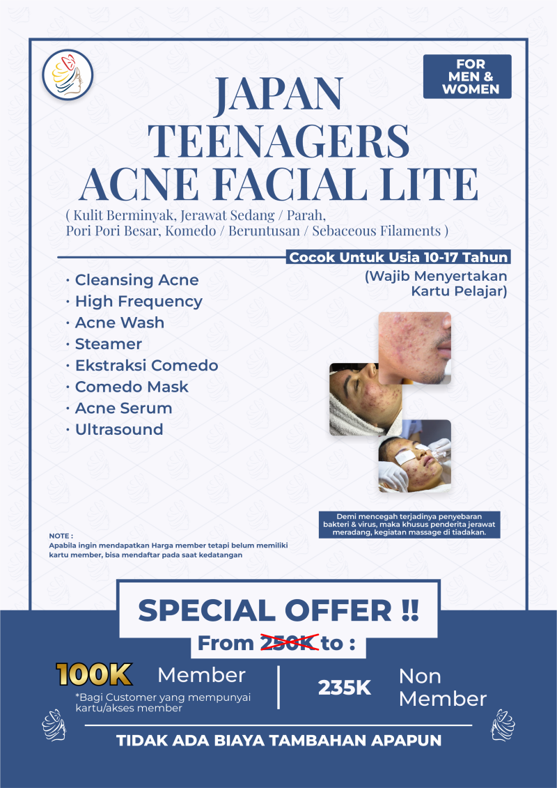 Face Treatment 07 - Japan Teenagers Acne Facial Lite